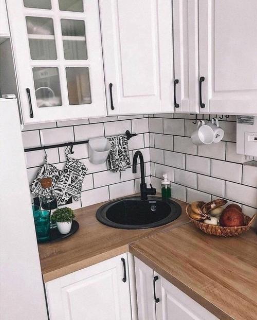 Ремонт кухни в скандинавском стиле превратил ее в уютное, тёплое место. 05