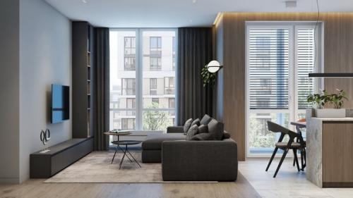 Дизайн - проект квартиры - студии. 01