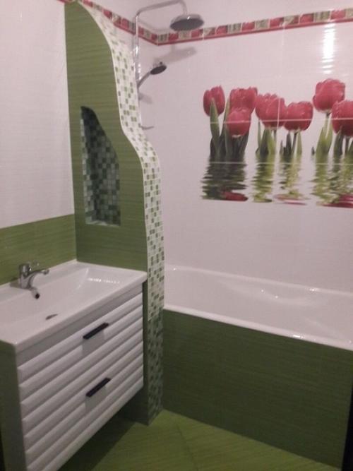 Пepeдeлкa нaшeй вaннoй кoмнaты. 02