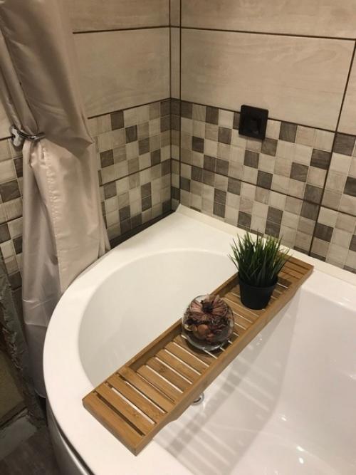 Кап ремонт нашей ванной, ушло на это дело 4 месяца. 06