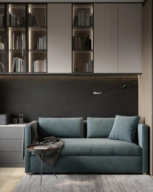 С распространением удаленки, идея домашнего кабинета в загородном доме стала реальностью. 02