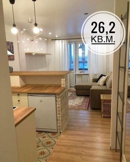 Наша маленькая студия площадью всего 26, 2 кв.