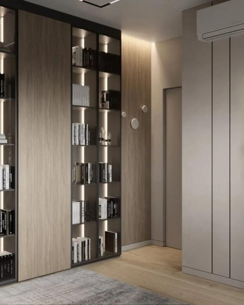 С распространением удаленки, идея домашнего кабинета в загородном доме стала реальностью. 05