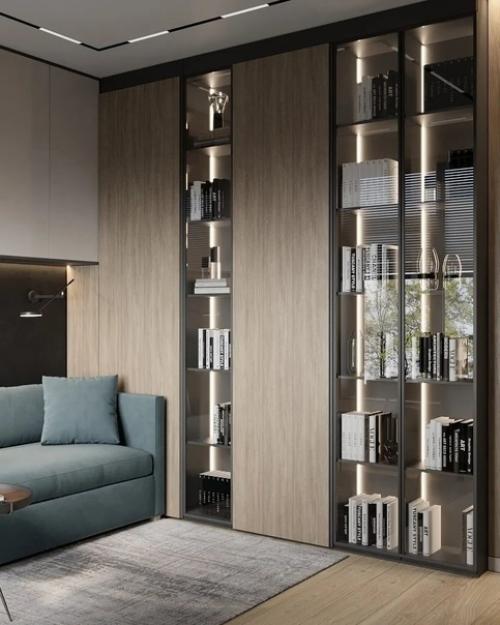 С распространением удаленки, идея домашнего кабинета в загородном доме стала реальностью. 03