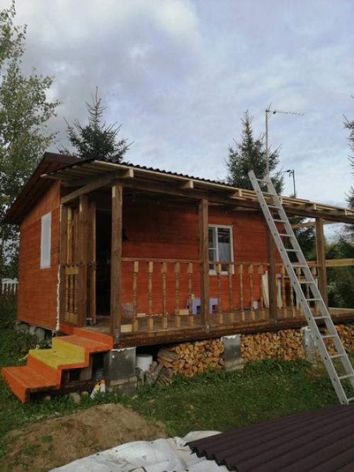 Много скидывают домов своими руками и я решила похвастаться руками мужа. 02