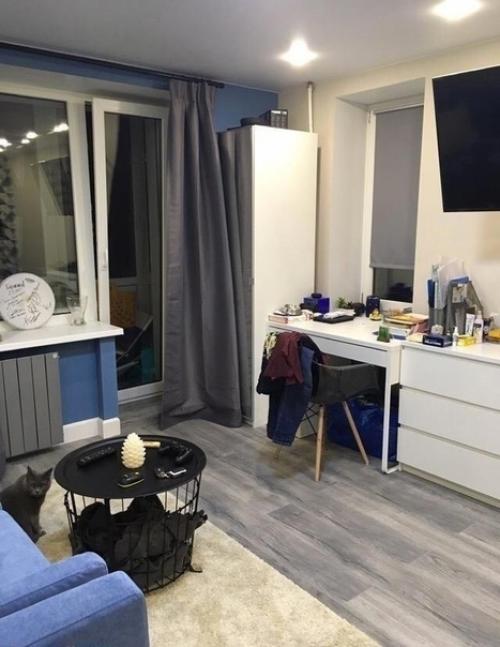 Молодая пара приобрела однушку и сделали из неё чудо. 04