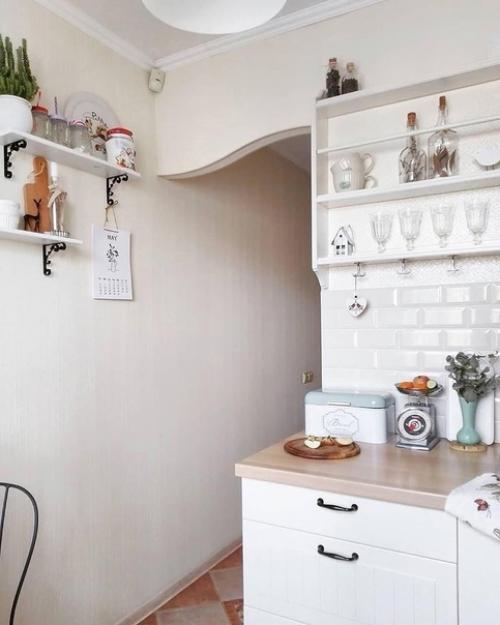 Эта прекрасная кухня, созданная в светлых тонах, выглядит просто великолепно! 02