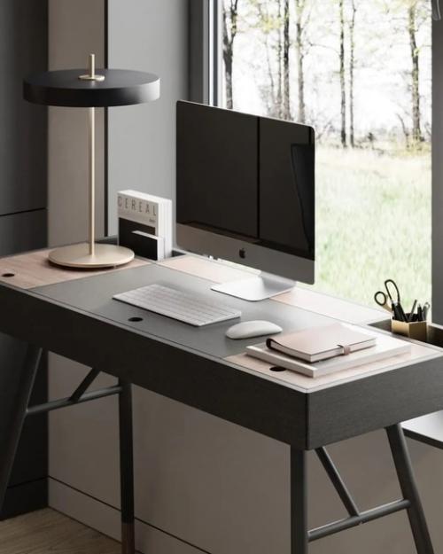 С распространением удаленки, идея домашнего кабинета в загородном доме стала реальностью. 04