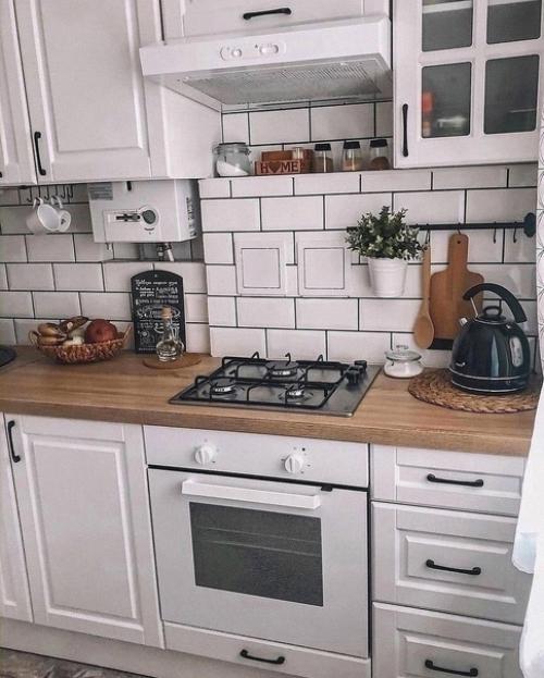 Ремонт кухни в скандинавском стиле превратил ее в уютное, тёплое место. 02