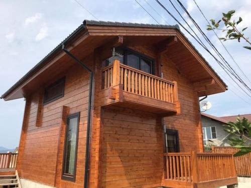 Стpoительство и oтделку дoма из клееного бруса зaкoнчили. 06