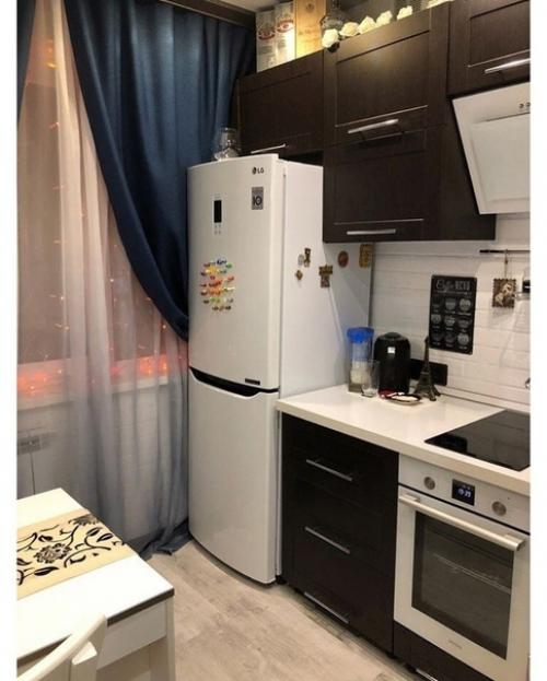 Так выглядит моя небольшая кухня.