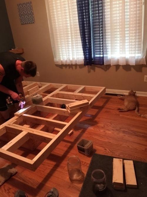 Моя жена и я добились чуда - создали по-настоящему впечатляющую Парящую кровать!