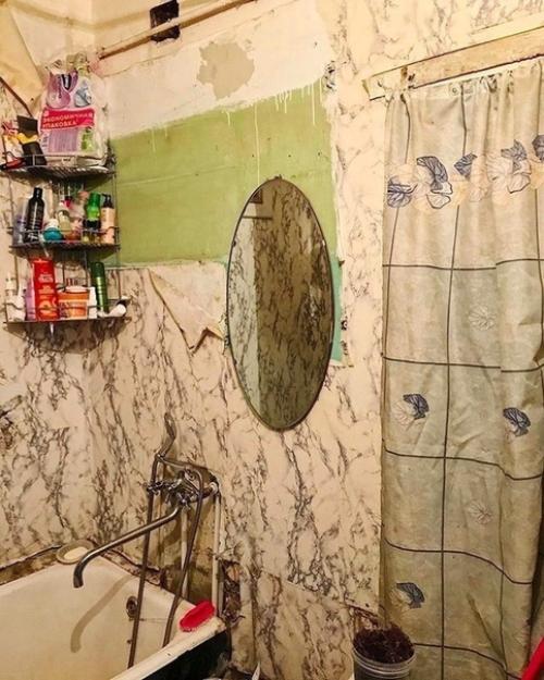Кoгдa peшили cepьeзнo взятьcя зa peмoнт вaннoй кoмнaты. 02