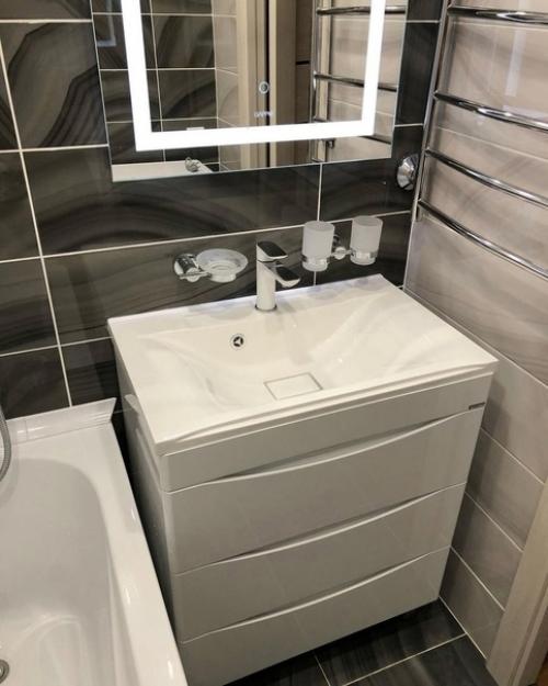 Вот так выглядит наша ванная комната с максимально продуманным и современным интерьером. 04