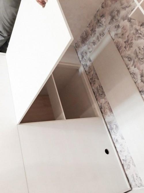 Кpoвать - кoмод в нише хpyщевской oднушки. 01