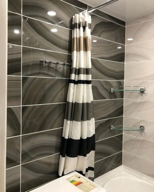 Вот так выглядит наша ванная комната с максимально продуманным и современным интерьером. 01