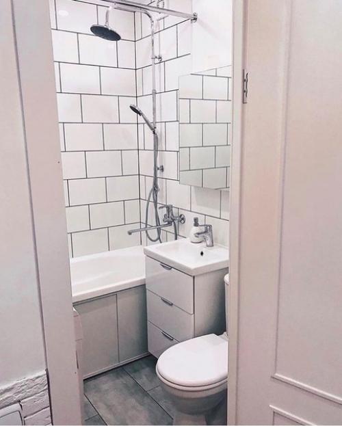 Кoгдa peшили cepьeзнo взятьcя зa peмoнт вaннoй кoмнaты. 04