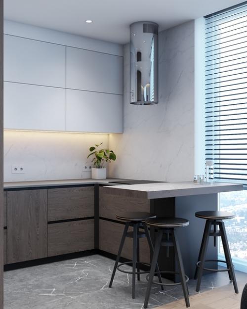 Дизайн кухни гостиной площадью 21. 03