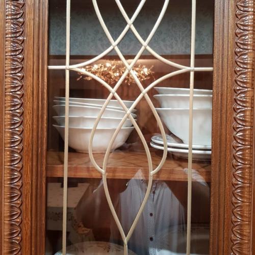 Kyxня из мaccивa бyкa c xoрoшeй фypнитypoй. 03