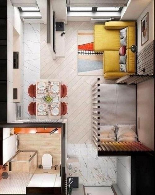 Как говорится, маленькая квартира - маленькая проблема.