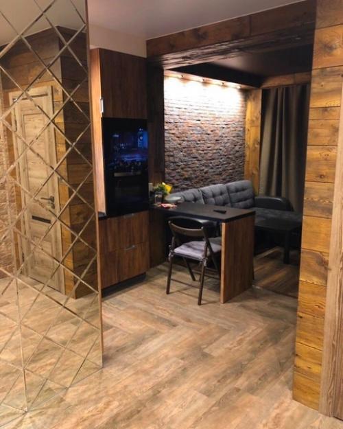 Ремонт в однокомнатной квартире 34 м 2. дизайн продумывали сами. 02