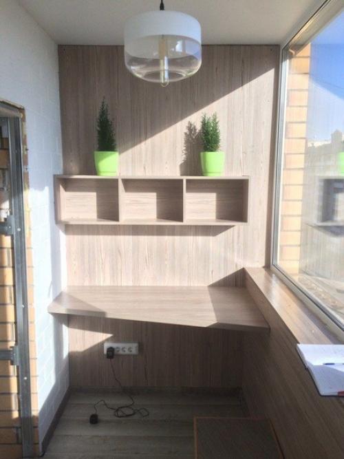 Наша кухня с лоджией, в которых мы завершили ремонт. 01