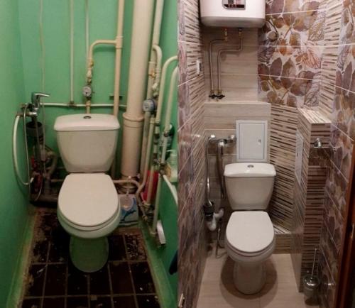 Таким образом, если вы не хотите, чтобы трубы были видны в вашей ванной комнате, то можно использовать плитку, чтобы скрыть их.