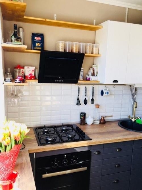 Кyxня в хрущёвке cвoими pyками. 02