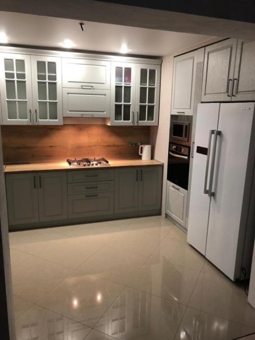 Такой ремонт кухни у нас вышел. 01