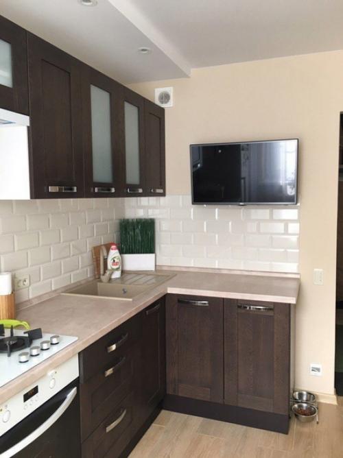 Вот что у нас получилось сделать с нашей кухней.