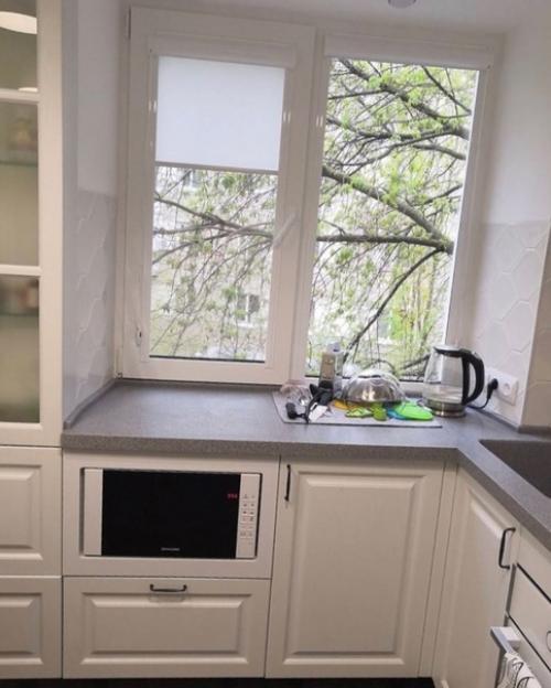 Интерьер моей небольшой кухни.