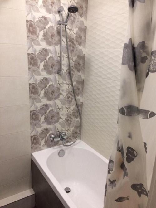 Сделали ремонт на кухне и в ванной комнате. 02