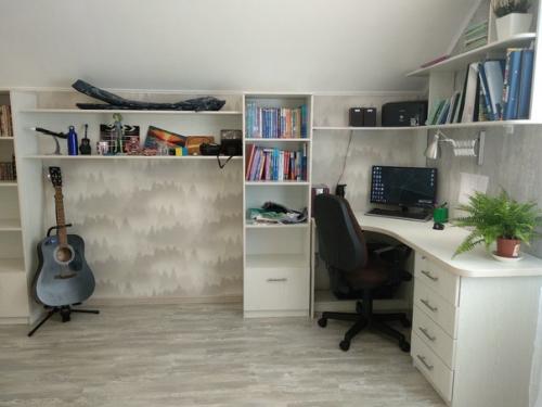 У нас долгое время пустовал чердак, пока мы не решили сделать там комнату для своего сына. 01