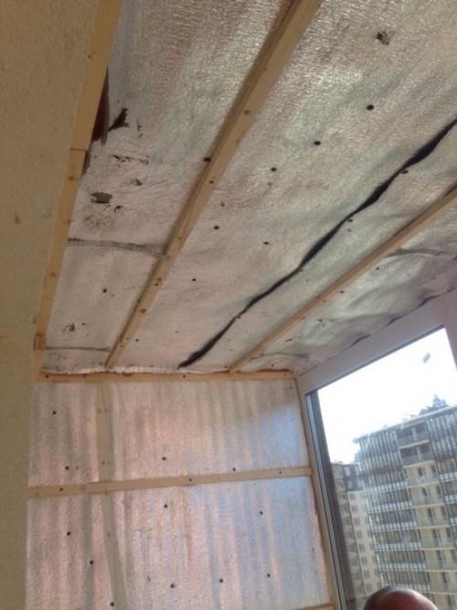 Ремонт на нашем балконе.