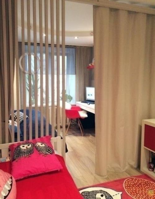 Вот так мы комнату наших деток разграничили. 04