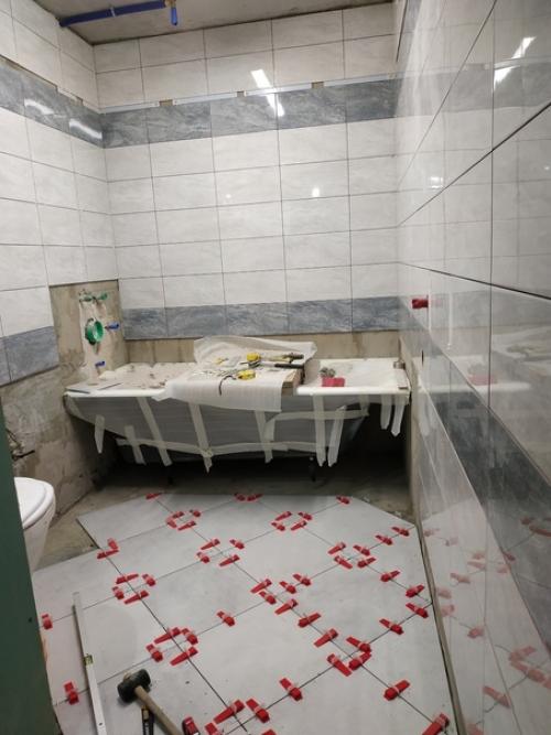 Ремонт в моей ванной комнате. 08