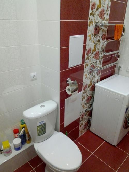 Оформление нашей ванной комнаты. 04