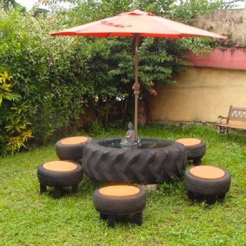 Вы будете удивлены, узнав, сколько всего можно изготовить из старых шин! 06