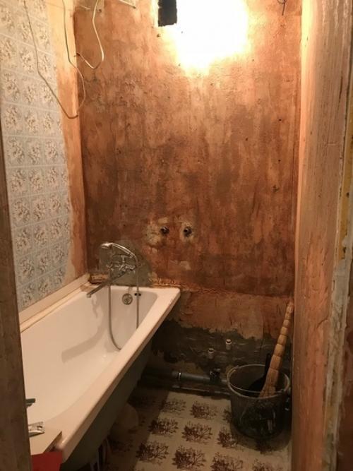 Тоже хочу поделиться ремонтом ванной комнаты. 01