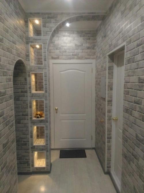 Вот такой ремонт проделали у себя в прихожке. 01