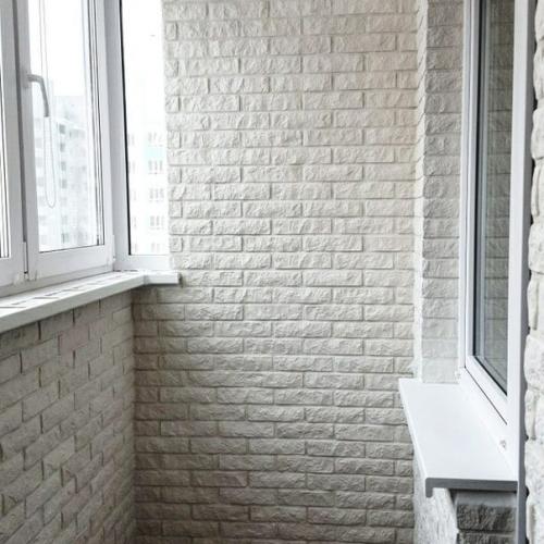 Вот такую отделку сделали у себя на балконе. 04